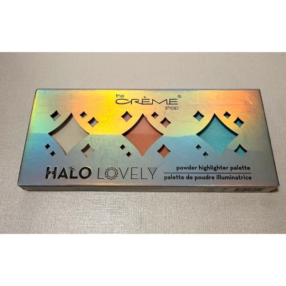 ✨ The Crème Shop – HALO LOVELY Powder Highlighter Palette-Omega